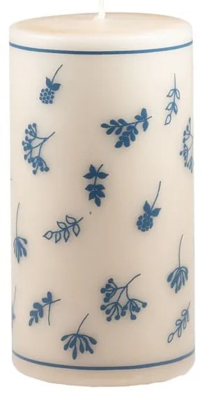 Lumânare Unipar Fleur, durată ardere 87 h, bej