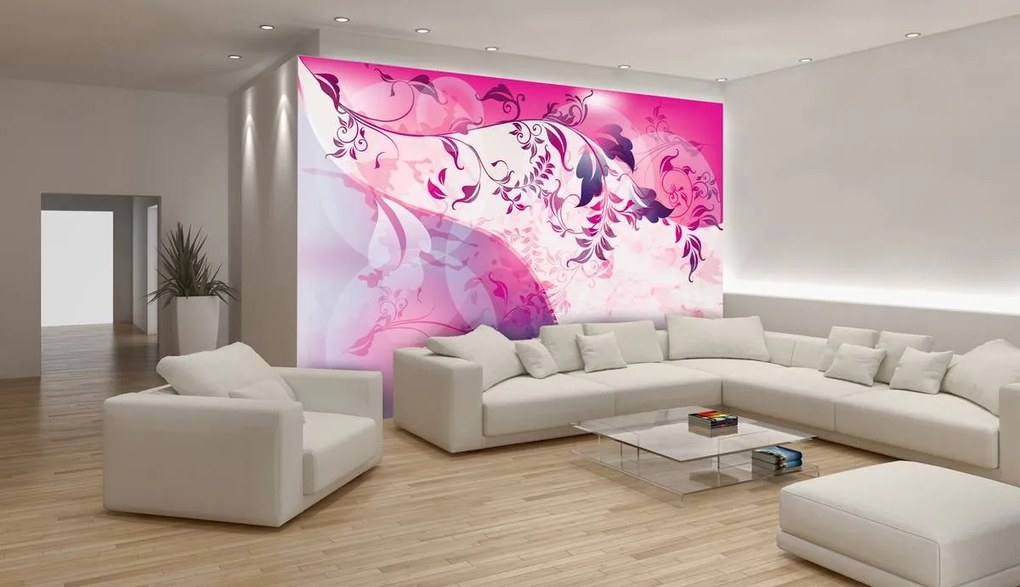 Fototapet - Arta din flori - abstact (152,5x104 cm)