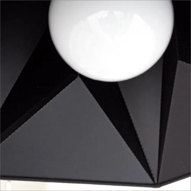 Pendul hexagon, soclu E27, max 40W, negru