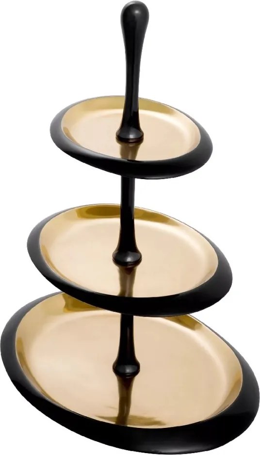 Suport prajituri, Trei platouri etajate design LUX Gitano L