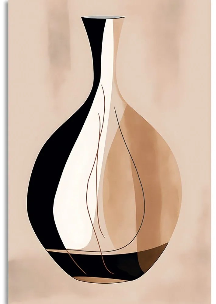 Tablou forme abstracte de vază