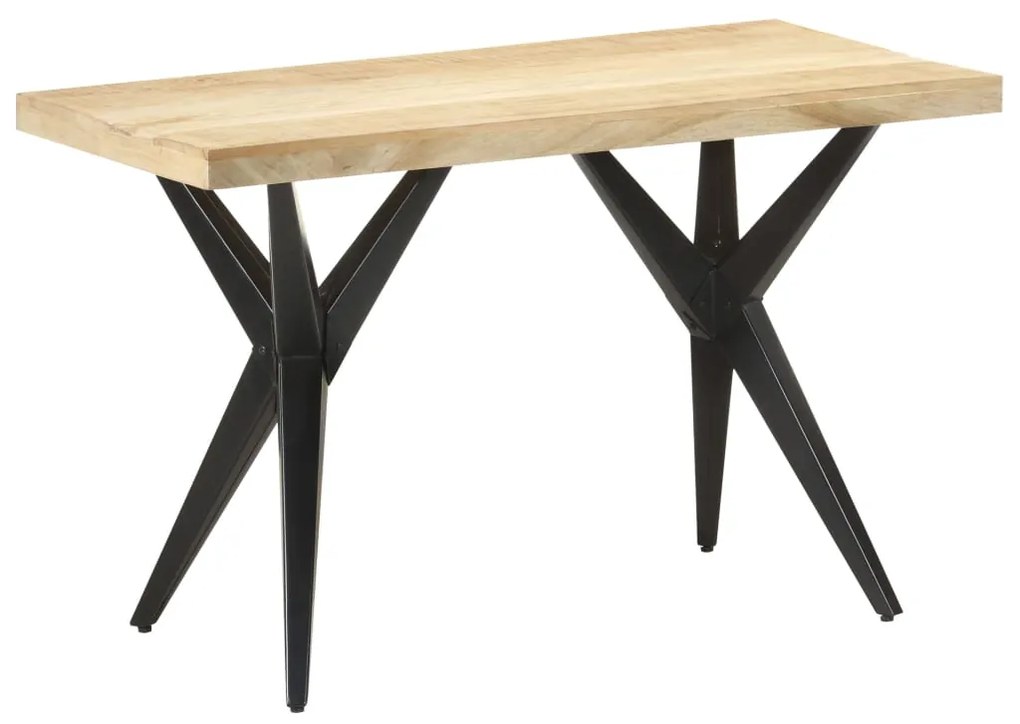 vidaXL Masă de bucătărie, 120x60x76 cm, lemn masiv de mango