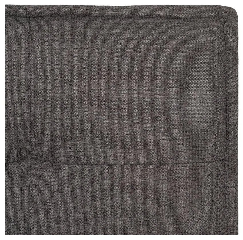 Canapea gri extensibilă cu tapițerie din chenille 181 cm – Ixia