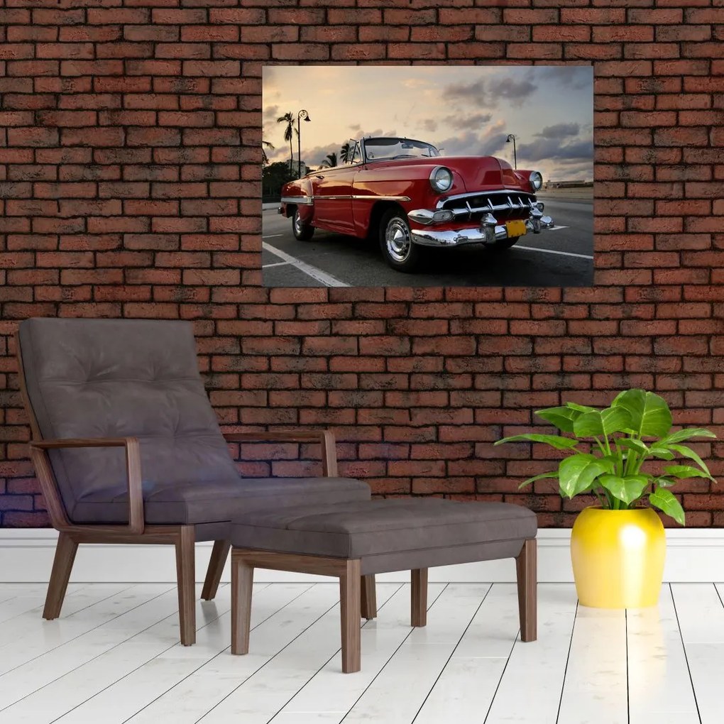 Tablou cu mașina (90x60 cm)