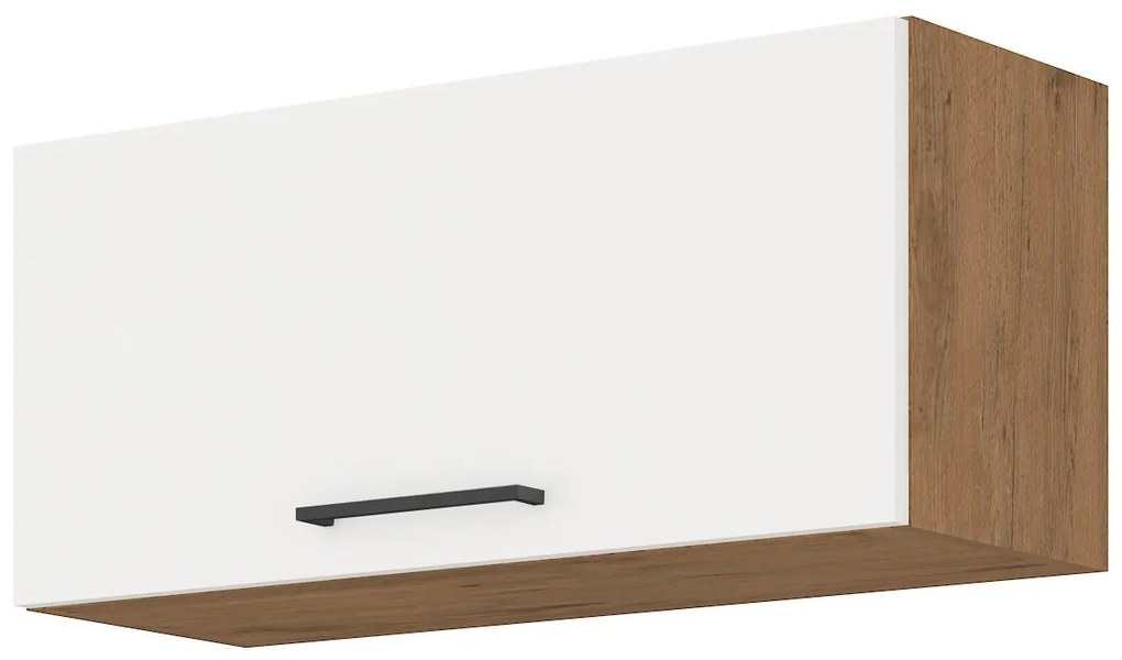 Dulap superior de bucătărie Virion 80 GU 36 1F (stejar lancelot + alb). 1032536