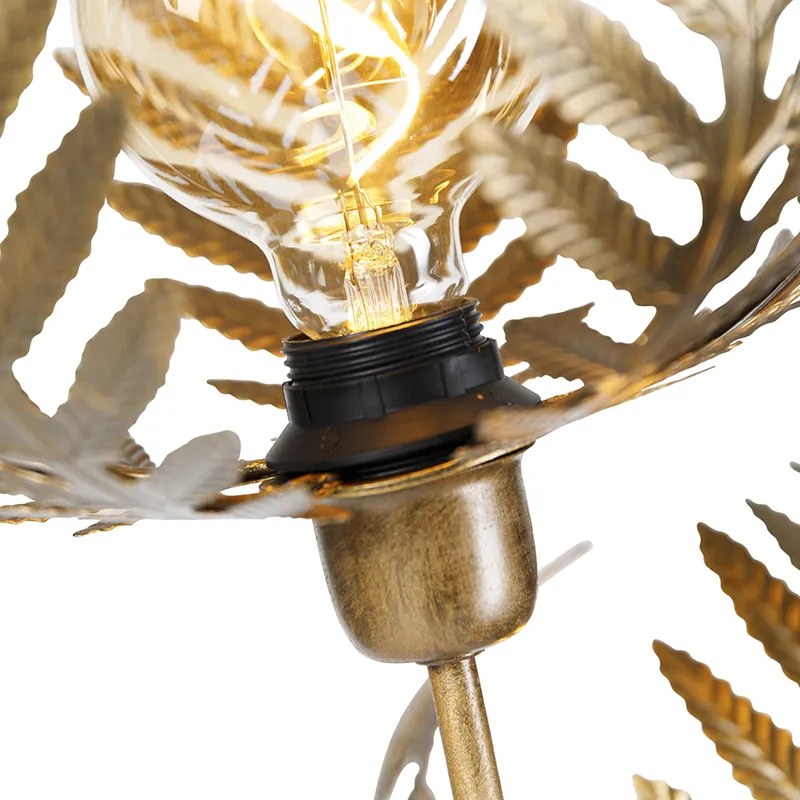 Lampă de podea vintage aurie 182 cm 3 lumini - Botanica