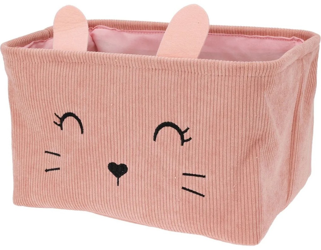 Hatu Set de coșuri textile pentru copii, roz , 2buc