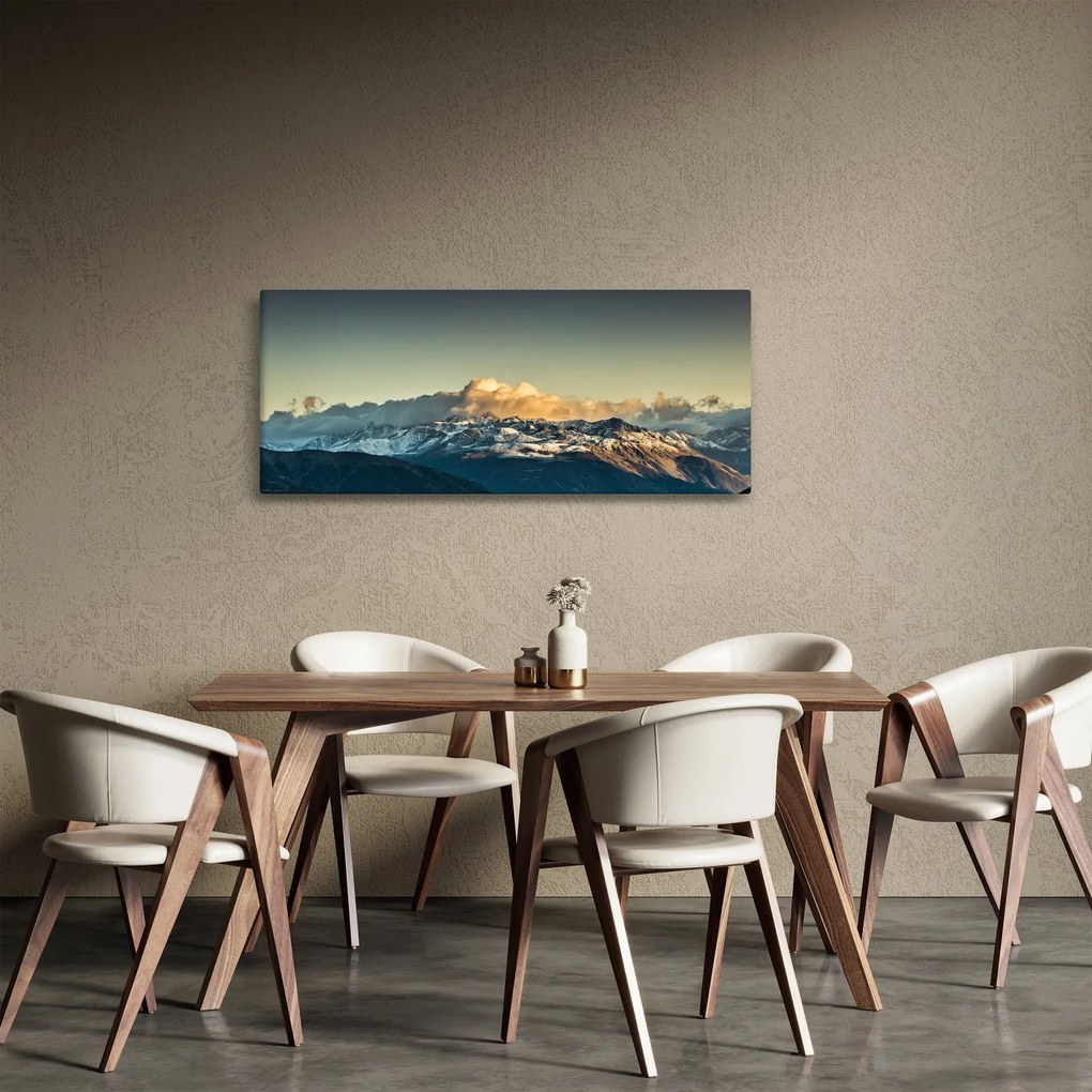 Tablou - vârfuri de munți (120x50 cm)