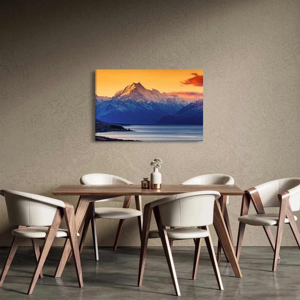 Tablou - Lacul Pukaki (90x60 cm)