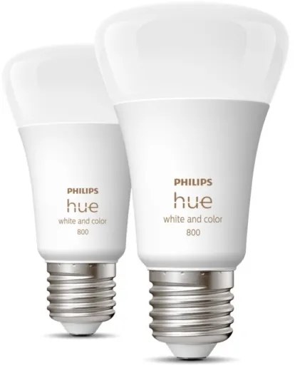Set 2x LED bec Philips Hue WACA A60 E27/6,5W/230V dimabil 2000-6500K