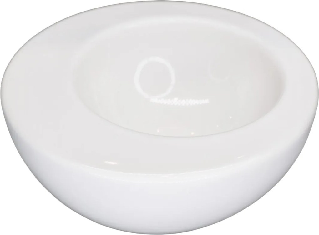 Bol Mic Molecule Casablanca Alb 350 ml Diametru 17 cm