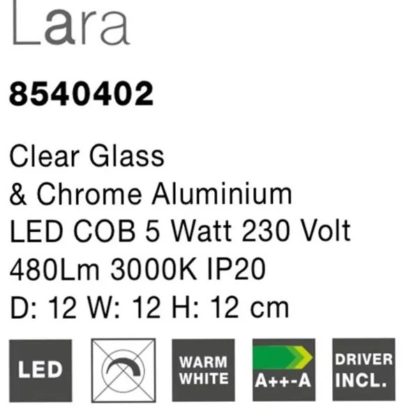 Aplica eleganta design modern LED Lara