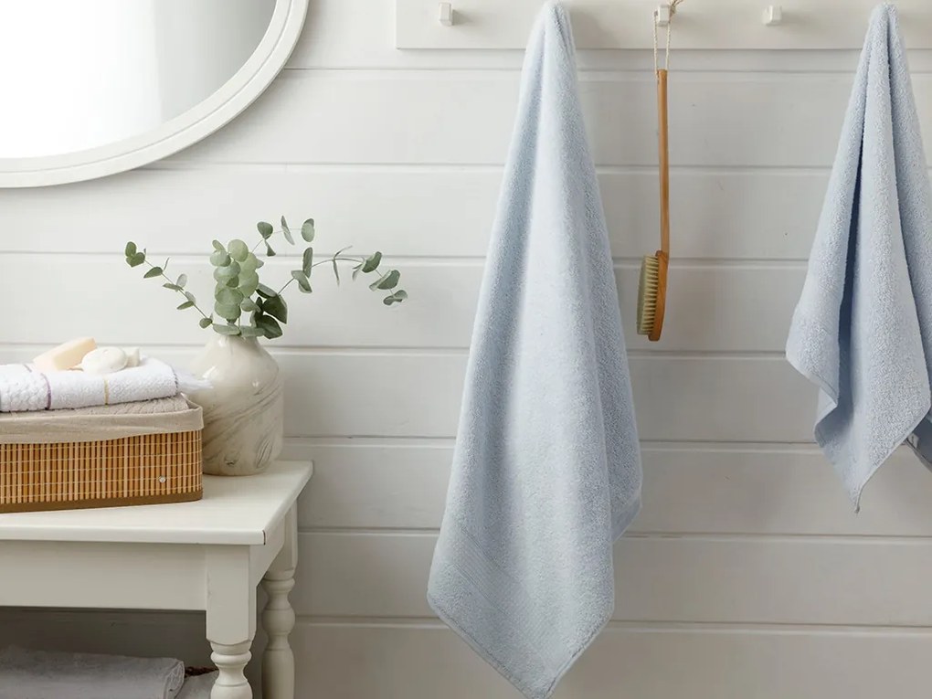 Pure Basic Prosop de Baie 70x140 Cm Albastru