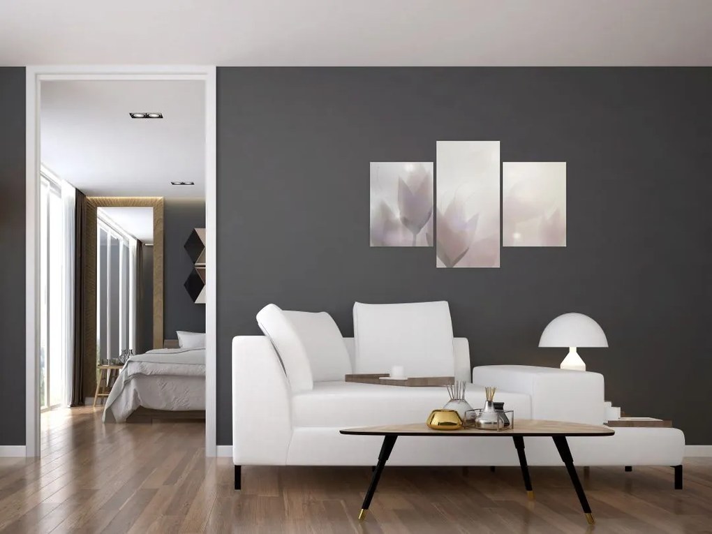 Tablou - Flori de crocus (90x60 cm)