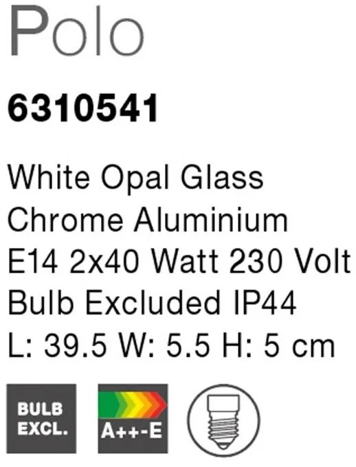 Aplica pentru oglinda baie IP44 Polo NVL-6310541