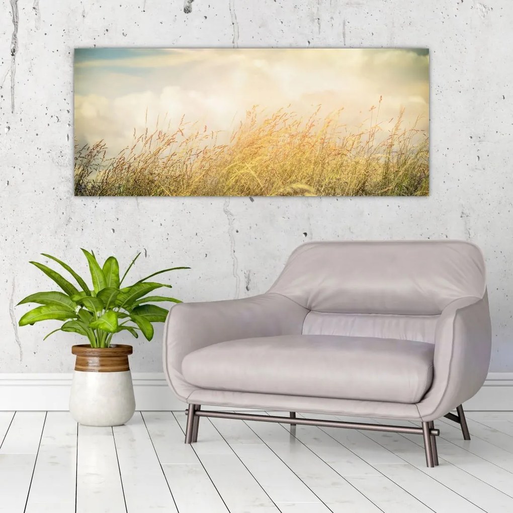 Tablou - Câmp toamna (120x50 cm)