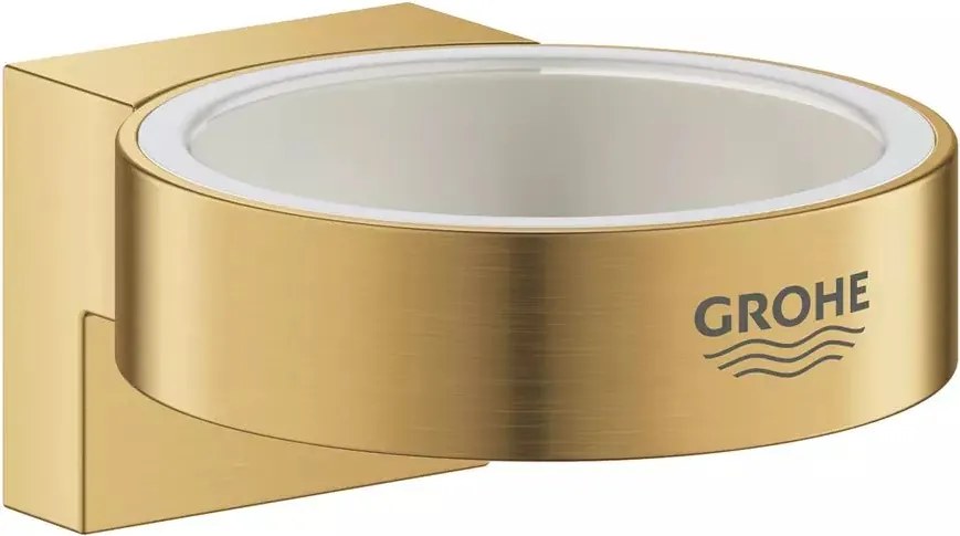 Suport Grohe Selection pentru pahar sau dozator sapun auriu periat Cool Sunrise