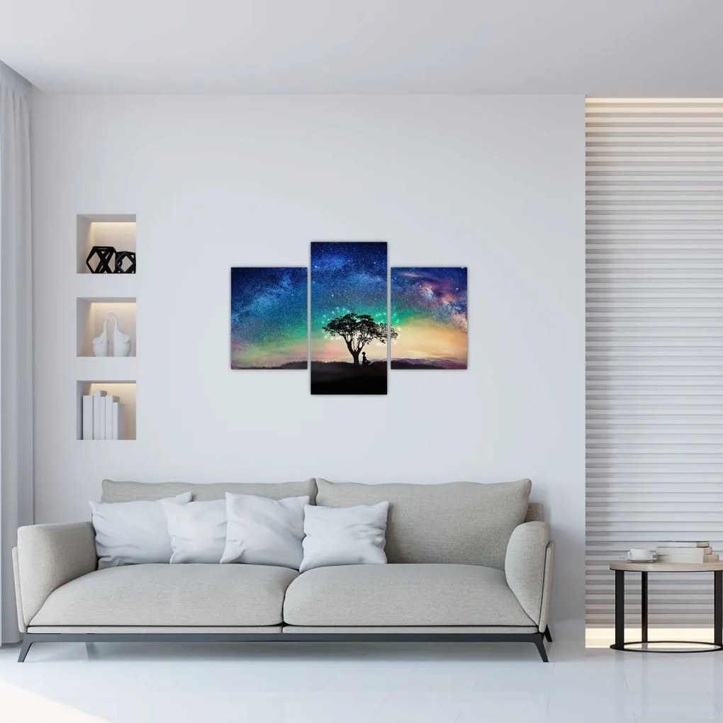 Tablou - Relaxare sub stele (90x60 cm)