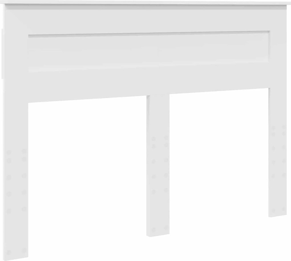 vidaXL Tăblie cap Alb 150 cm Lemn compozit