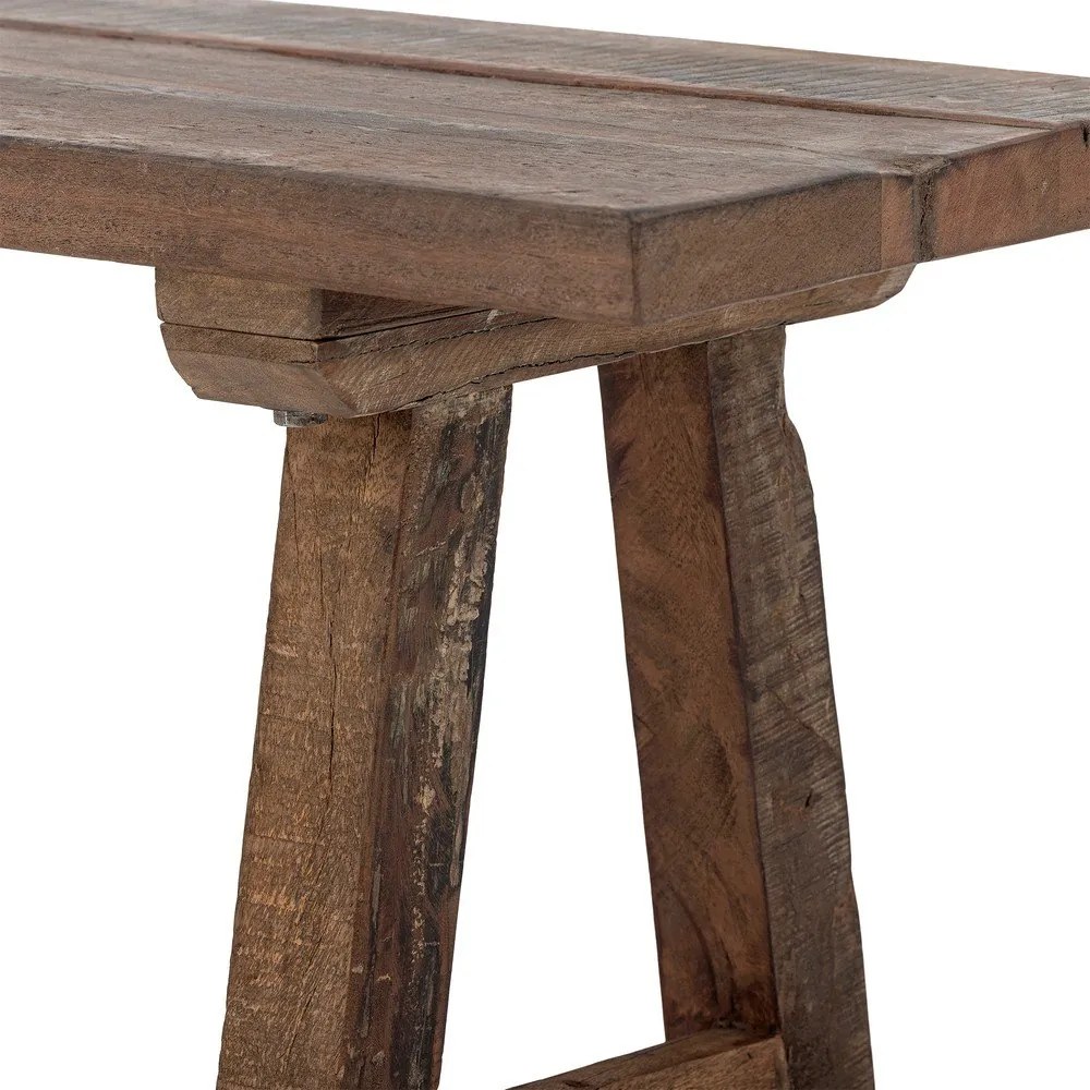 Bancă de grădină în culoare naturală din lemn masiv Brosse – Bloomingville