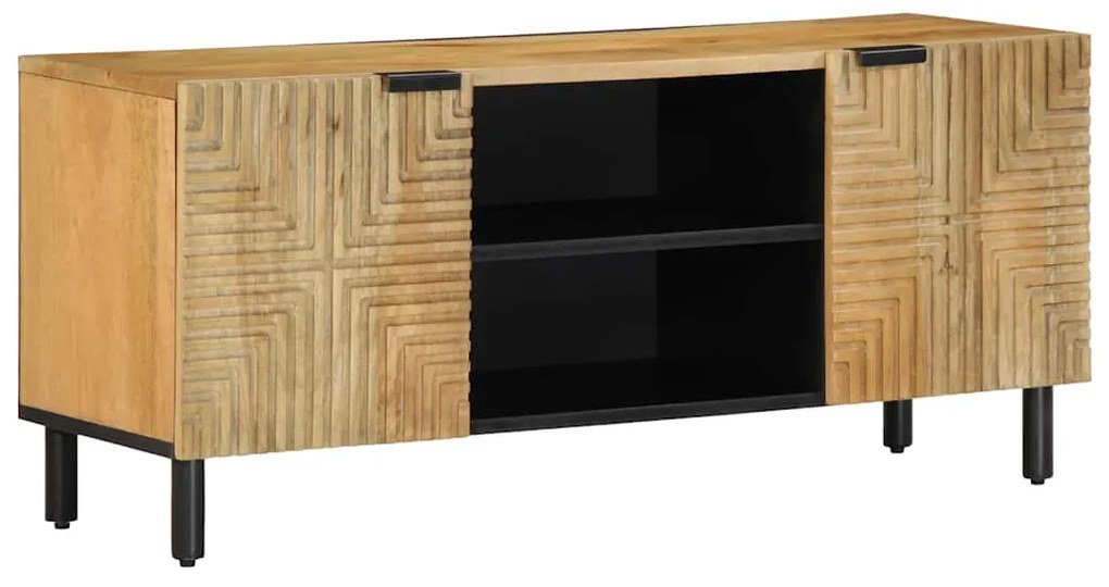 vidaXL Dulap TV maro 105x33x46 cm lemn masiv de mango