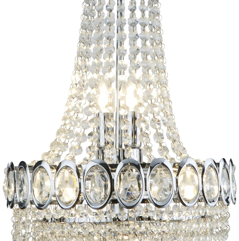 Lustra cristal design LUX Louis Philippe 6L 1611-6CC SRT