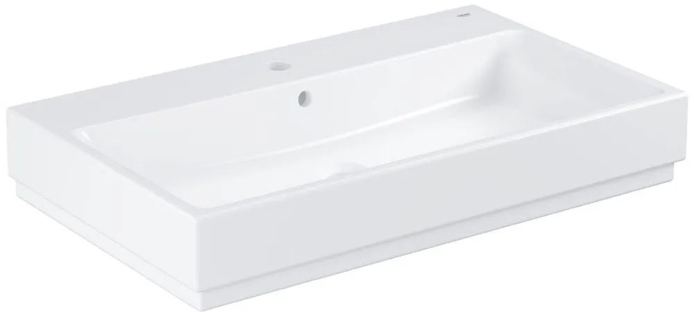 Chiuveta baie suspendata Grohe Cube Ceramic 80x49 cm, tratament PureGuard