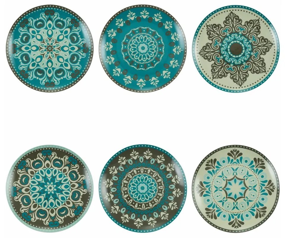 6 farfurii pentru desert din porțelan ø 19 cm Cala Jondal – VDE Tivoli 1996