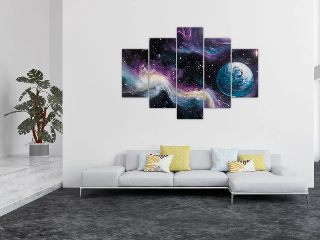 Tablou - Univers pictat (150x105 cm)