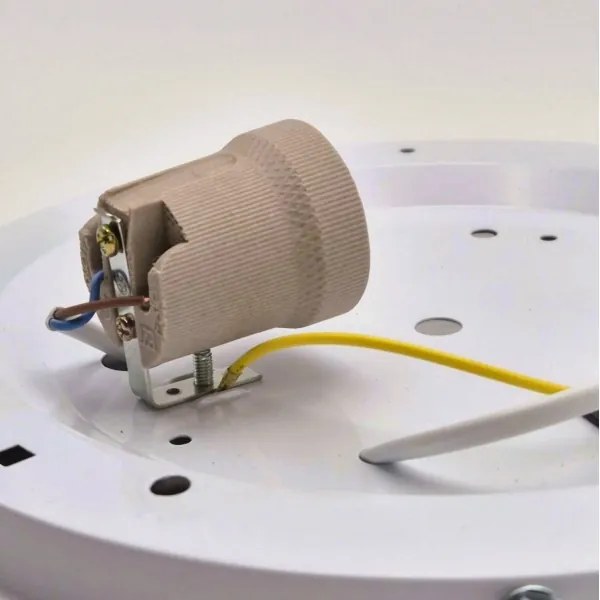 Plafonieră NATURAL SLIM 1xE27/60W/230V ø 27 cm pin