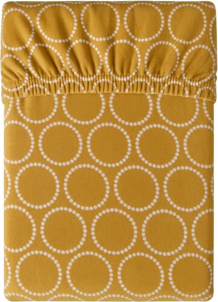 Cearsaf din microfibra VELIORA portocaliu 90x200 cm