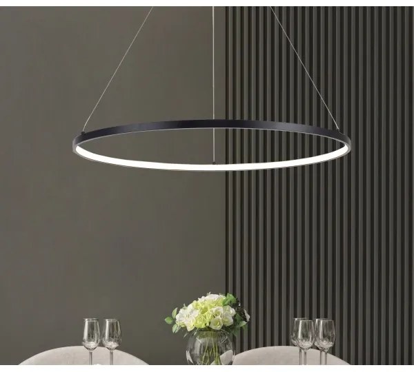 Zuma Line 2023201-BK80 - Lampă suspendată pe cablu BRENO LED, 36 W, 230 V, 3000/4000/6000K