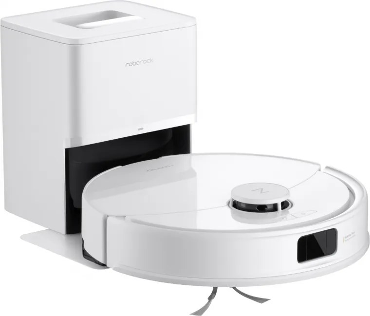 Aspirator robot Roborock Q10 PF+, 10.000 Pa, 150 min, 0,35 L, Wi-Fi, Uscat/umed, Ridicare automata a mopului, LiDAR 360°, Cartografiere 3D, Control vocal, Alb