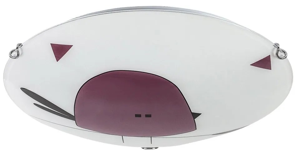 Aplica camera copii motiv pasare mov Fowly