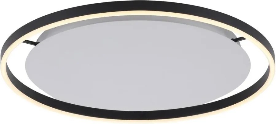 Leuchten Direkt 15392-13 - Plafonieră LED dimerizabilă RITUS 28W/230V neagră