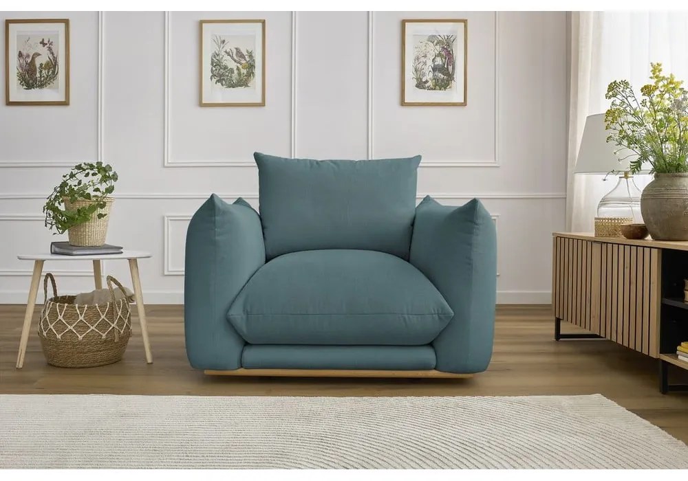 Fotoliu albastru Ernest – Bobochic Paris