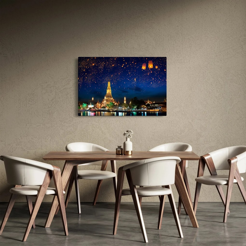 Tablou - Lampioane norocului, Bangkok (90x60 cm)