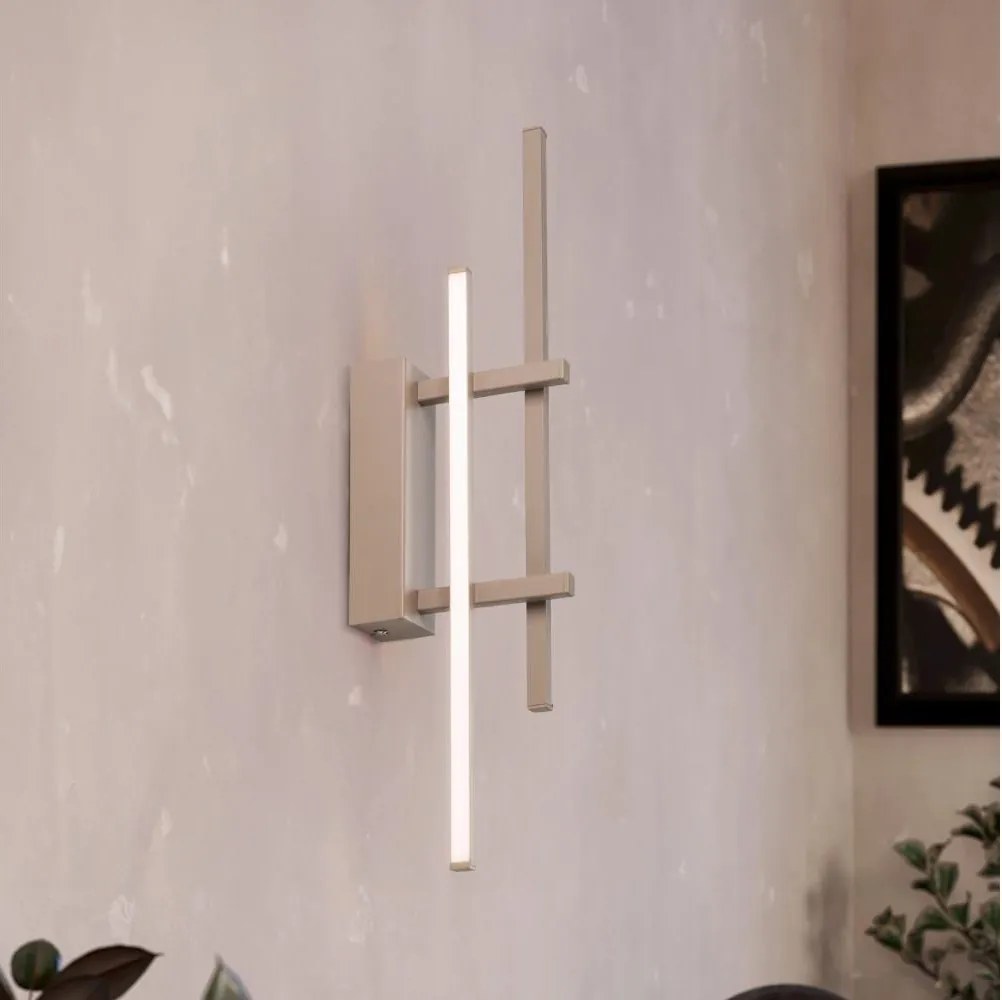 Eglo 902142 - Aplică de perete LED TREPILIANO, 12W, 230V, bej