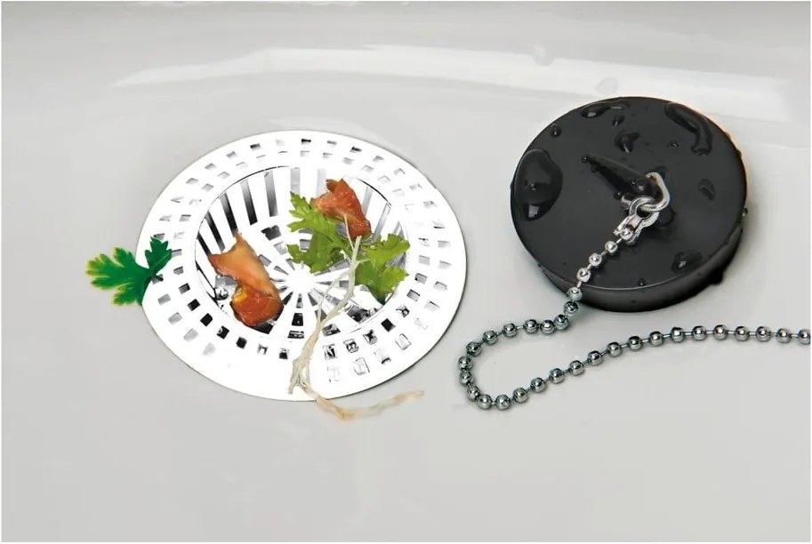 Set 4 site pentru chiuvetă Wenko Sieve, alb