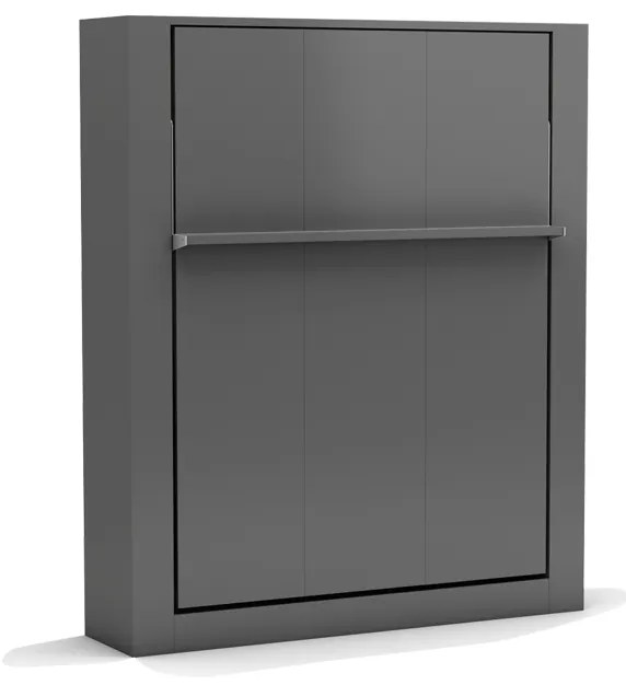 Pat rabatabil dublu cu somiera inclusa, fara tablii tapitate - nova queen bed (150x200)
