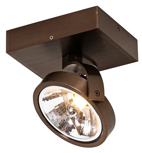 Spotlight de design bronz închis rotativ și înclinabil - Go