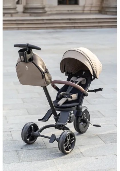 QPlay - Tricicletă 7în1 COMFO MAX pentru copii, bej