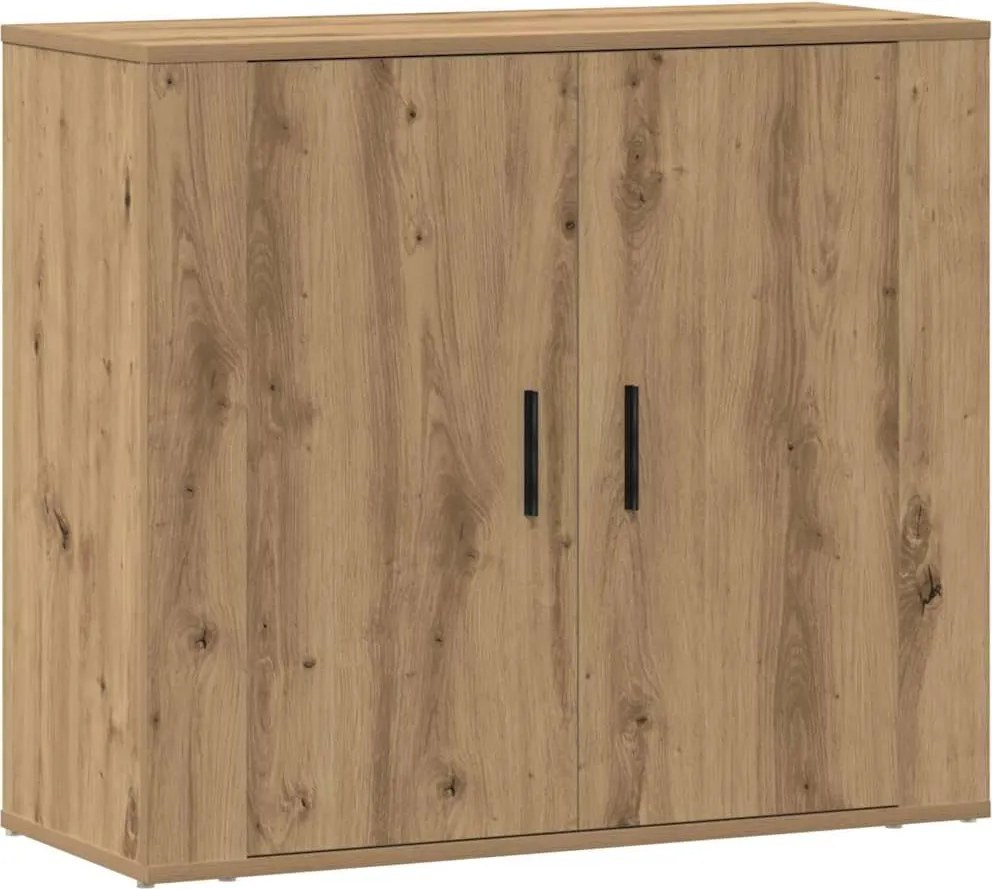 vidaXL Dulap, stejar artizanal, 80x33x70 cm, lemn prelucrat