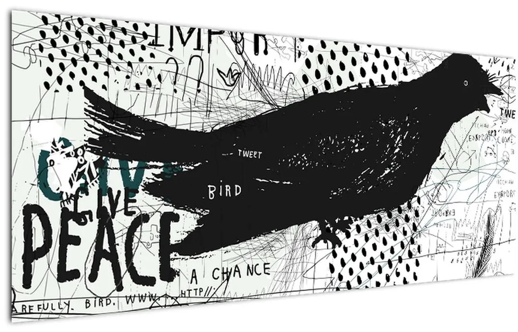 Tablou - Artă stradală - zarvă (120x50 cm)