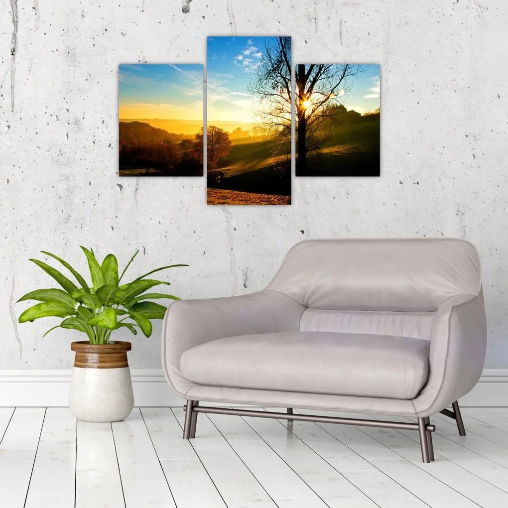 Tablou cu răsăsrit de soare (90x60 cm)