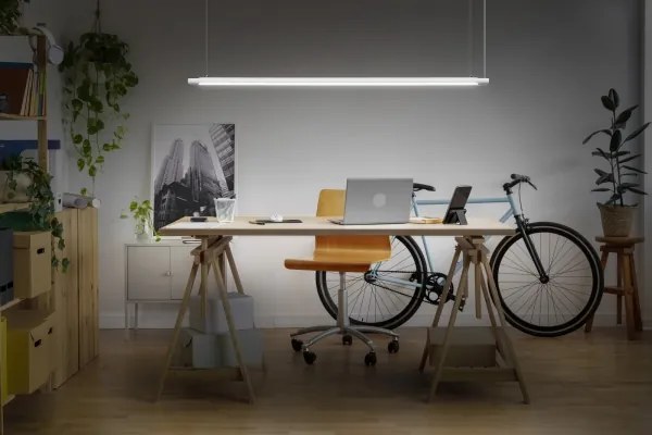 Osram - Lustră LED dimabilă suspendată pe cablu OFFICE LINE LED/40W/230V 4000K 120 cm albă