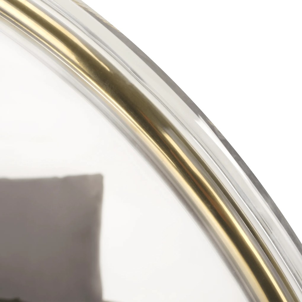 Scaun suspendat, transparent/ auriu/ gri, BUBBLE NEW TIP 1