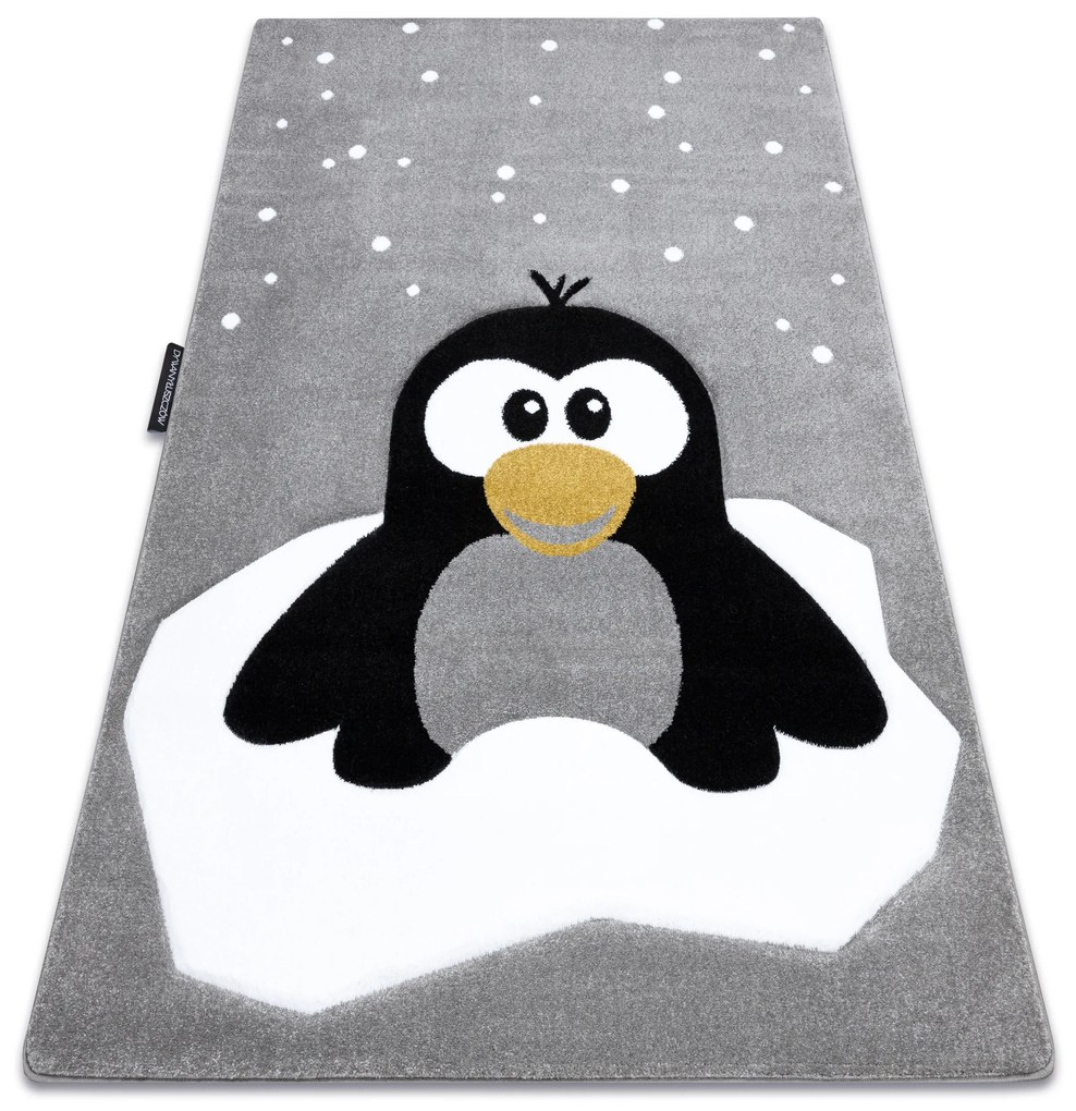 Covor PETIT PENGUIN PINGUIN ZĂPADĂ gri