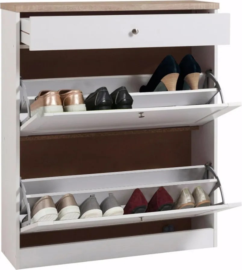 Pantofar Støraa Hector, 2 compartimente, alb