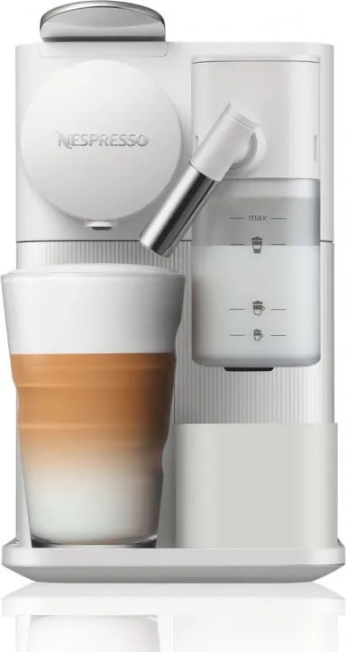 La mâna a doua: Espressor cu capsule DeLonghi EN510W, 1450W, 19 bar, 1 l, Nespresso, Auto shut-off, Alb